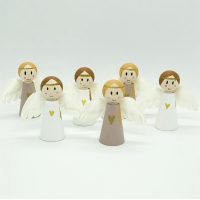 Kerst engel dusty pink
