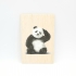Houten fotokaart Panda