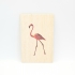 Houten fotokaart Flamingo 1
