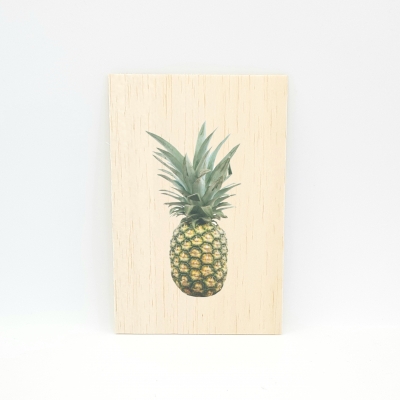 Houten fotokaart Ananas Houten fotokaart Ananas