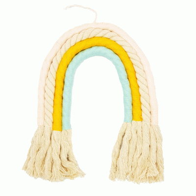 Regenboog roze-oker-mint Regenboog roze-oker-mint